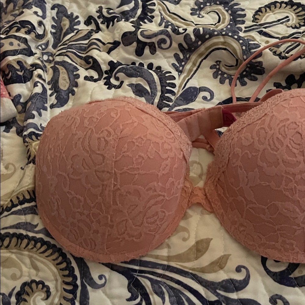 Material Girl Pink Lace Bra